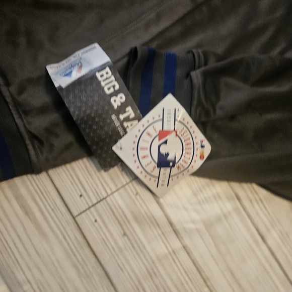 Toronto Blue Jays Jacket Mens 2XL Gray MLB Baseball Big & Tall‎ Majestic Zip Up - Picture 4 of 7